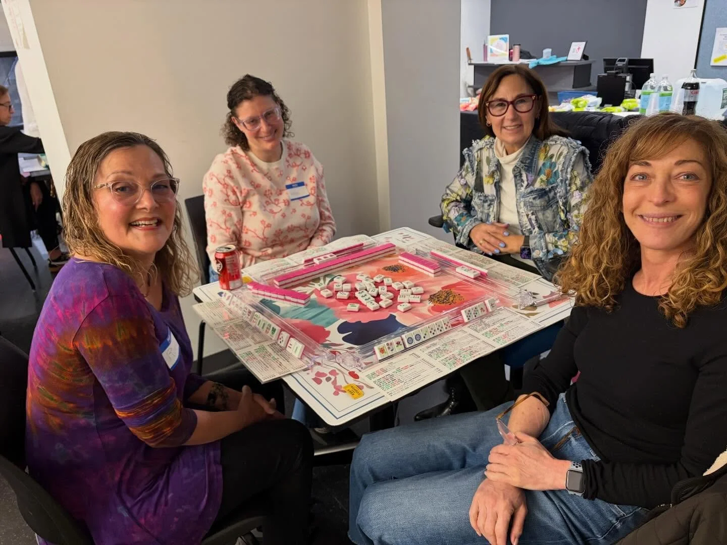 Last month we held our first-ever Mah Jongg marathon! It was an eventful Saturday filled with several rounds of play, snacks and fun prizes! 

Thank you to all who came out. Visit somadultschool.org &amp; sign up for our newsletter to stay up to date