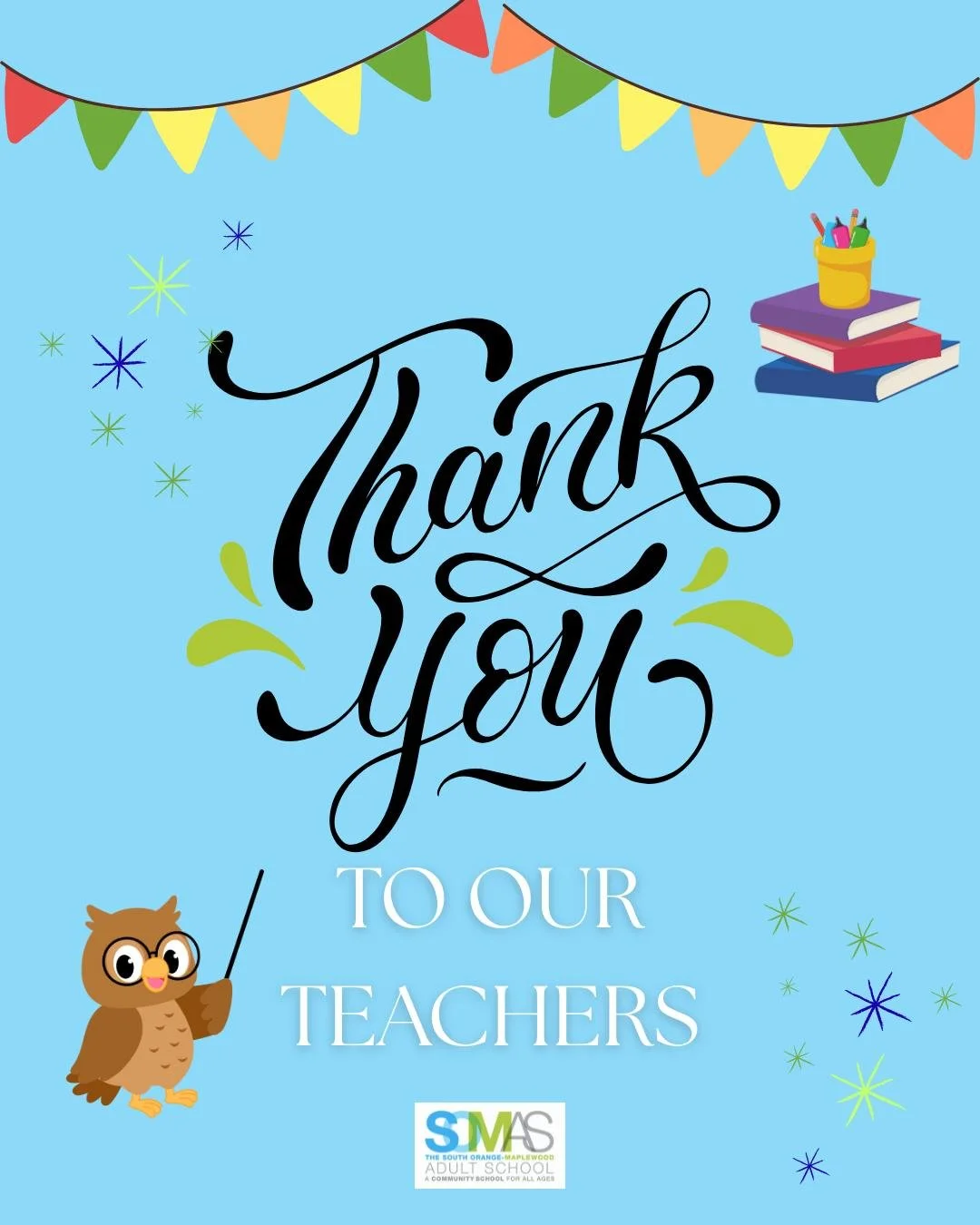 Happy Teacher Appreciation Week! We want to thank our incredible teachers for all they do for The Adult School and our community. With over 100 classes offered, The Adult School thrives because of the dedication, knowledge, and talent of our teachers