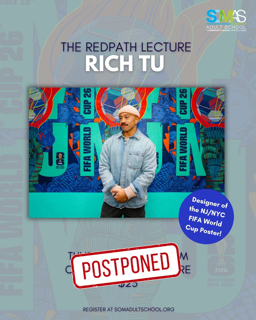 Postponed: The Redpath Lecture featuring artist and designer Rich Tu. 

Thank you to all who signed up. Stay tuned for updates. We look forward to seeing you at a later date.