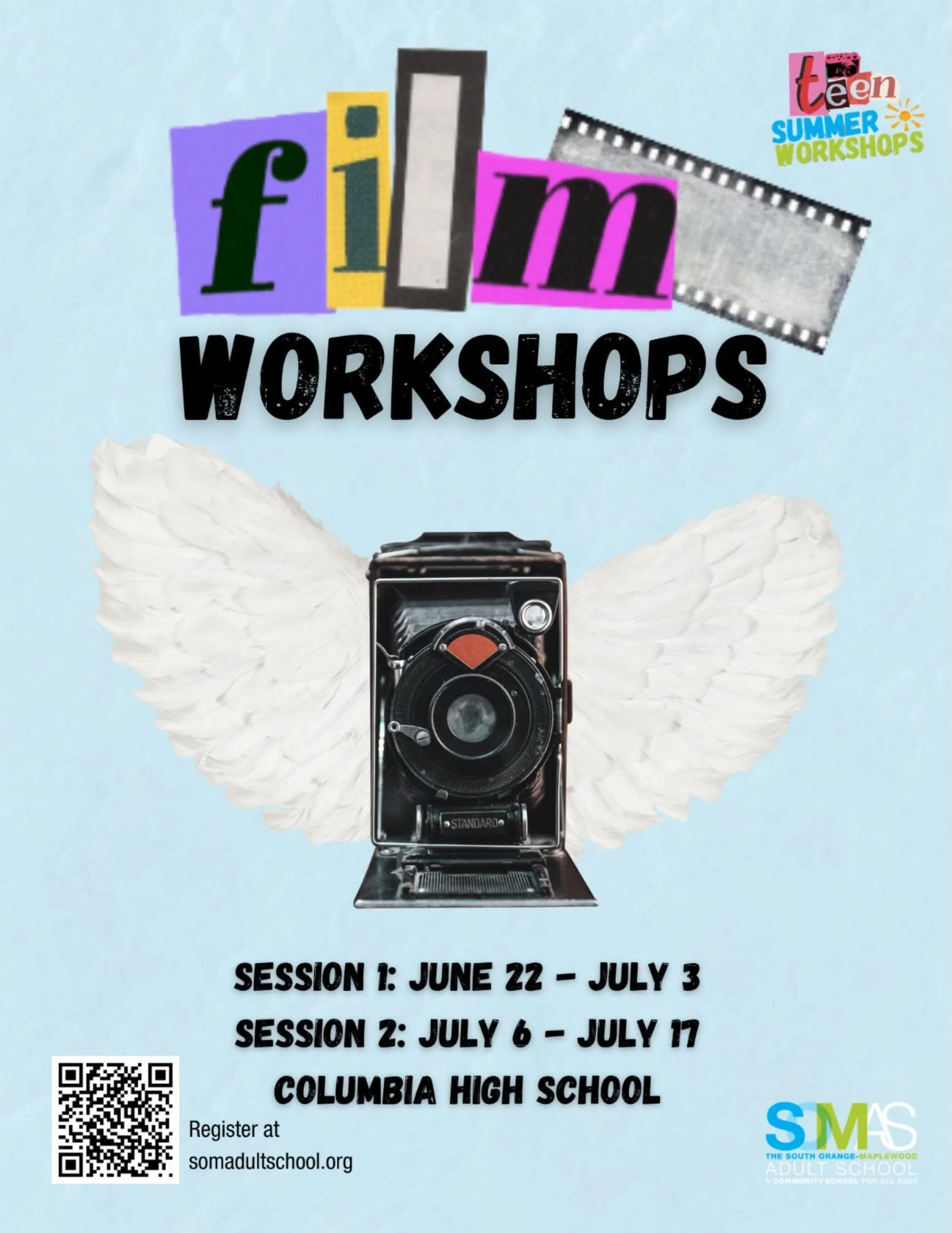 Our Teen Summer Workshops will kick off on June 22 with our Film Workshop 🎬

In this hands-on workshop, students learn the fundamentals of filmmaking. From camera work to sound, filmmakers will discover how to bring their ideas to life! 

Register a