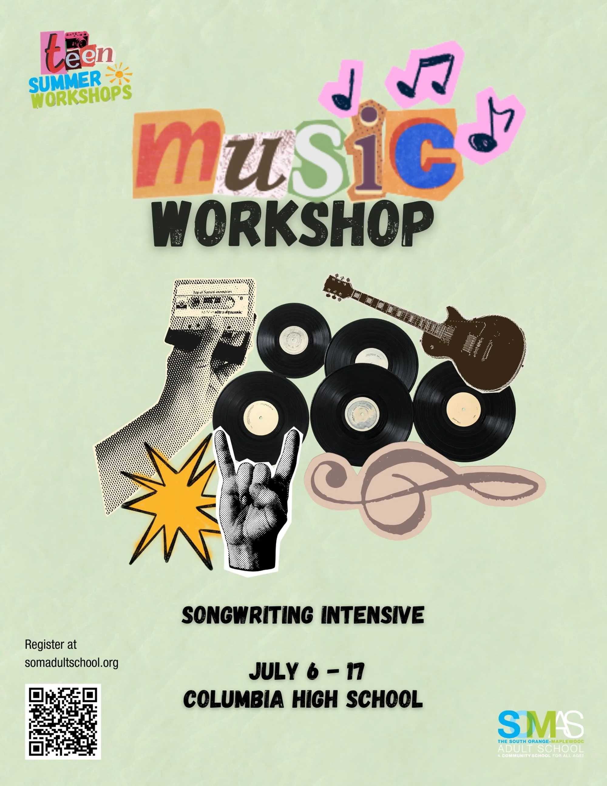 Summer is just around the corner and if you&rsquo;re looking for a creative plan for your teen, we have you covered with our creative workshops starting this month!

Join our Songwriting Intensive from July 6-17. Write, record, and produce your own m