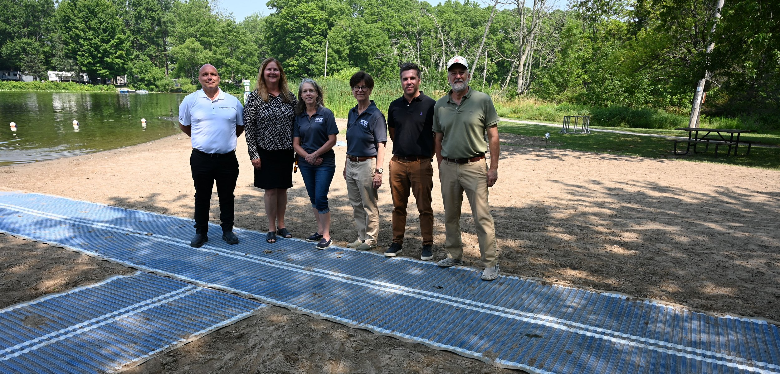 Accessible Mat Installation Improves Accessibility at Chippawa Creek Conservation Area