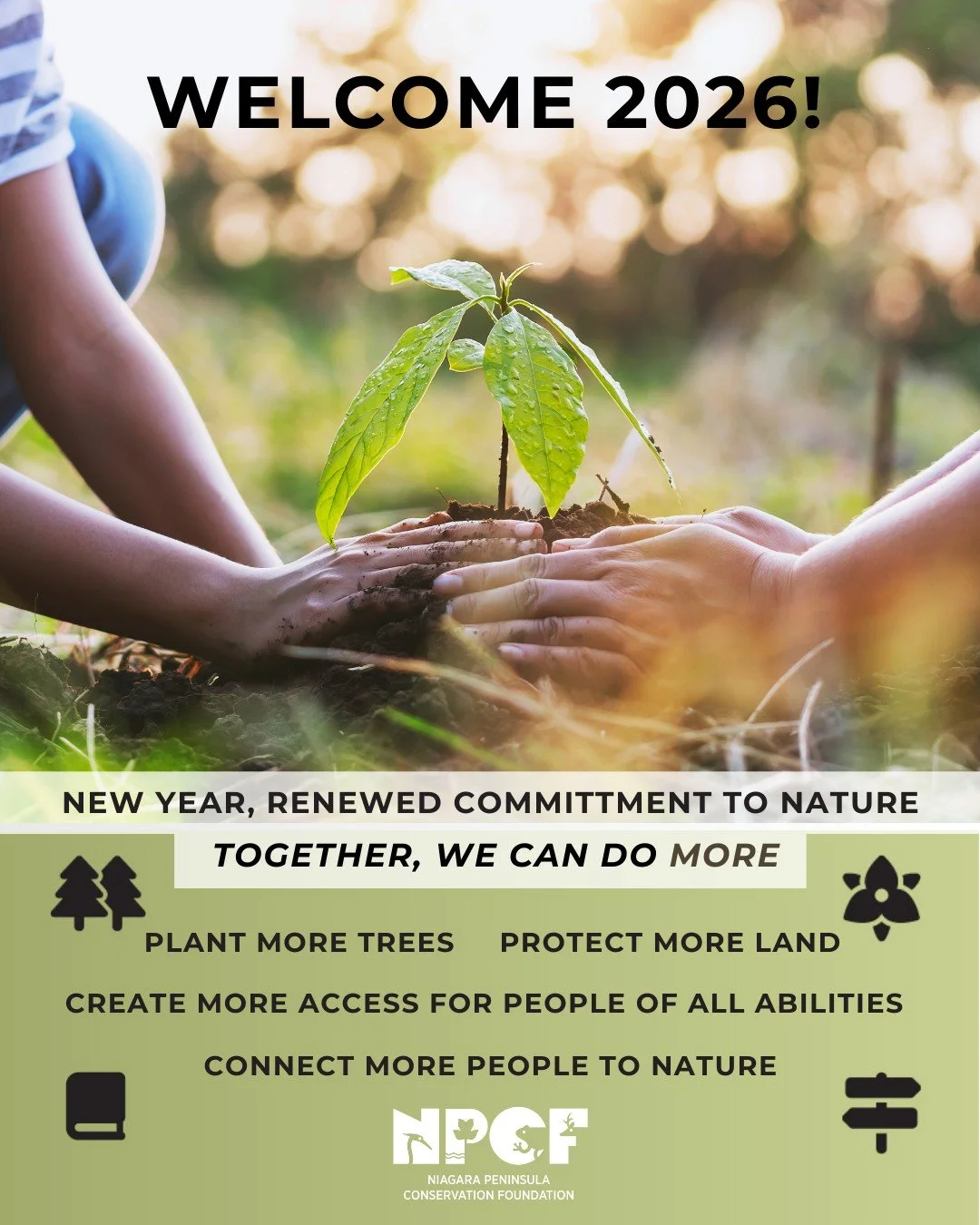 Happy New Year! 🥳 

As 2025 ends and 2026 begins, we pause to reflect on the successes and challenges of the past months, and resolve to continue to protect nature in the year ahead.

As our communities continue to grow, as climate change persists, 