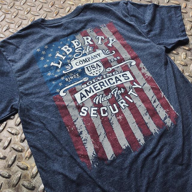 It was a major honor working and designing for @liberty_safe 🗽 We can&rsquo;t wait to see how well their new merch line does!
//
🖥 www.libertysafe.com
//
#yourmerchcompany #screenprinter #screenprint #blackcatmerch #custom #tees #printer #atlanta #