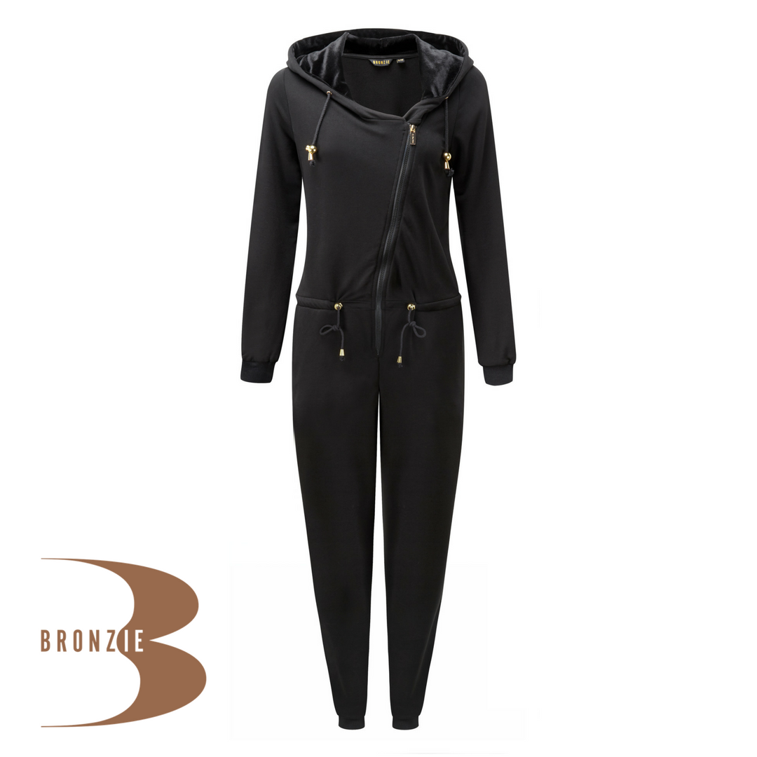 Bronzie Tanning Bodybuilding Competition Jumpsuit Front