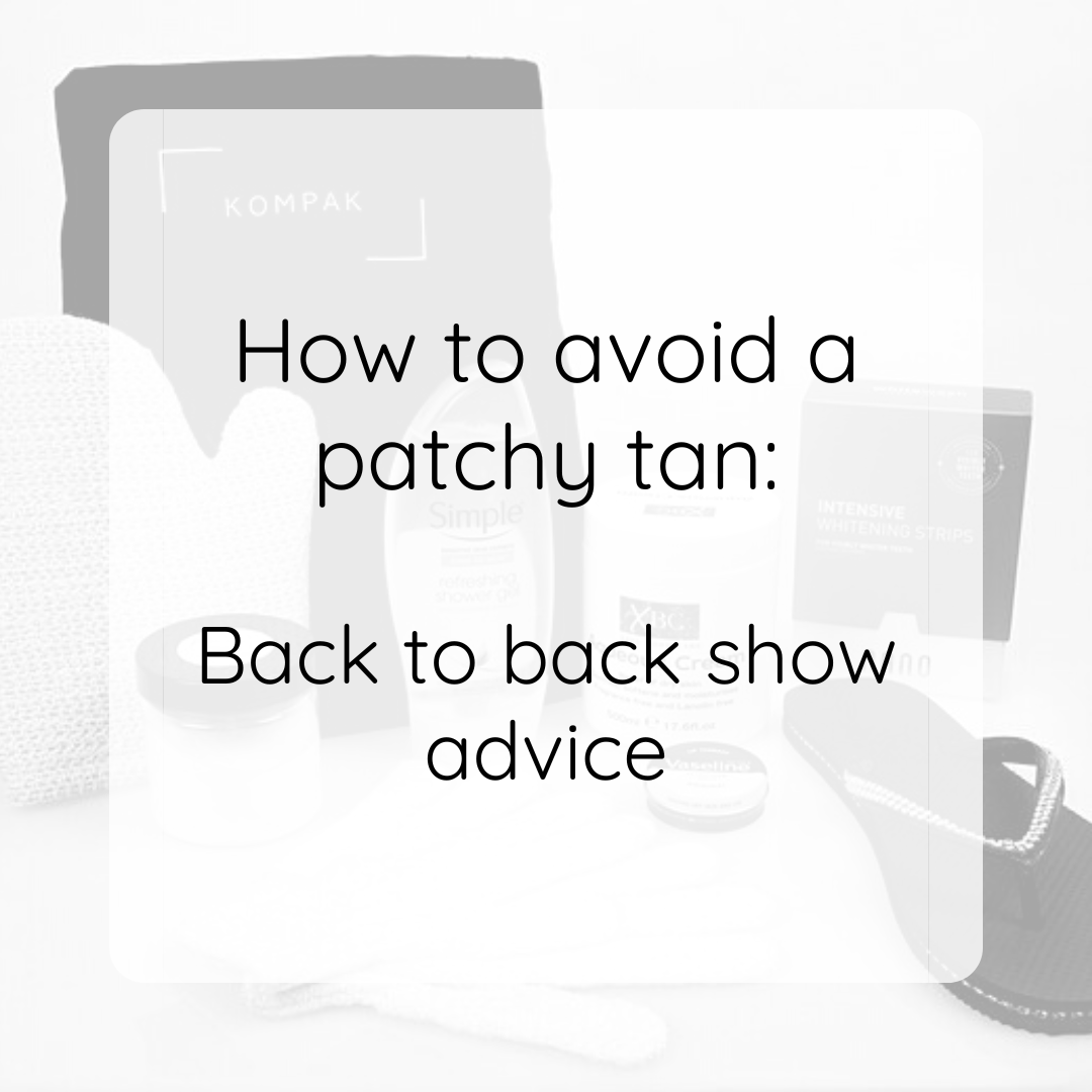 How to avoid a patchy tan