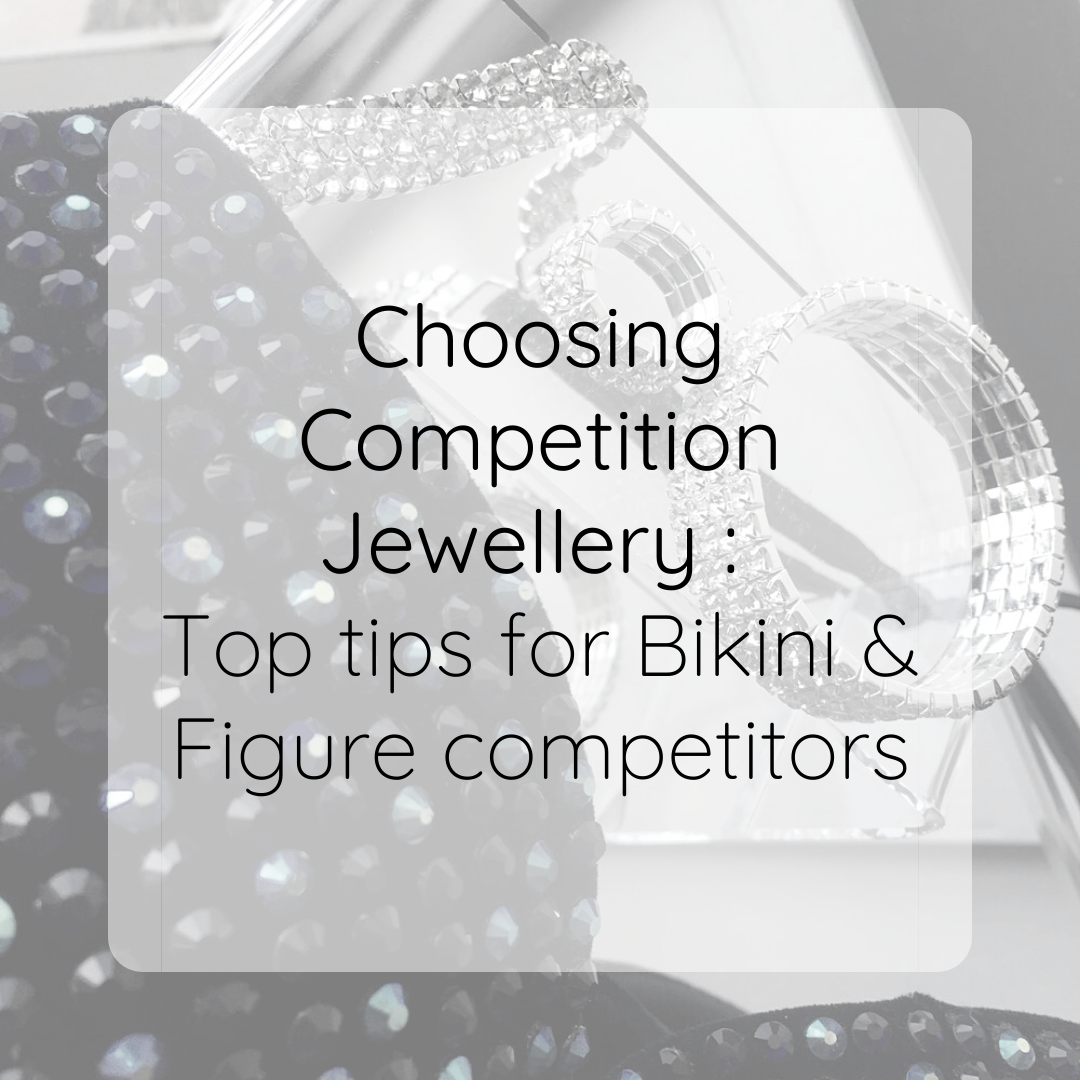 Bodybuilding bikini competition show day jewellery earrings blog