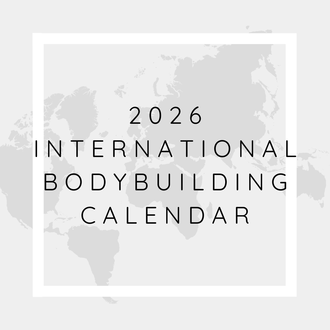 International Bodybuilding Calendar 2026