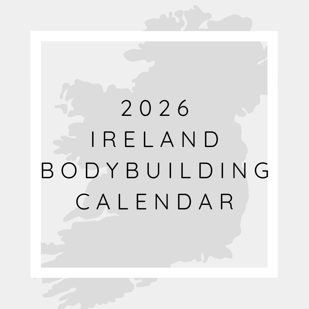 Irish Bodybuilding Calendar 2026