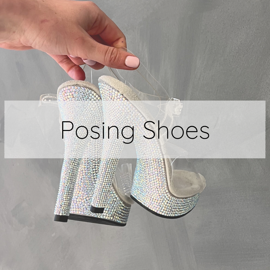 Bikini competition bodybuilding heels