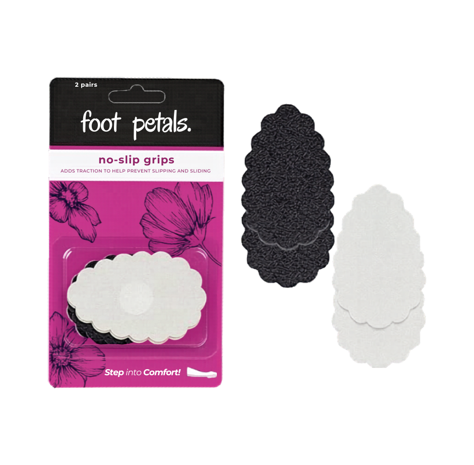 Black + Clear / Resistance Sole Stoppers (Bottom of shoe)