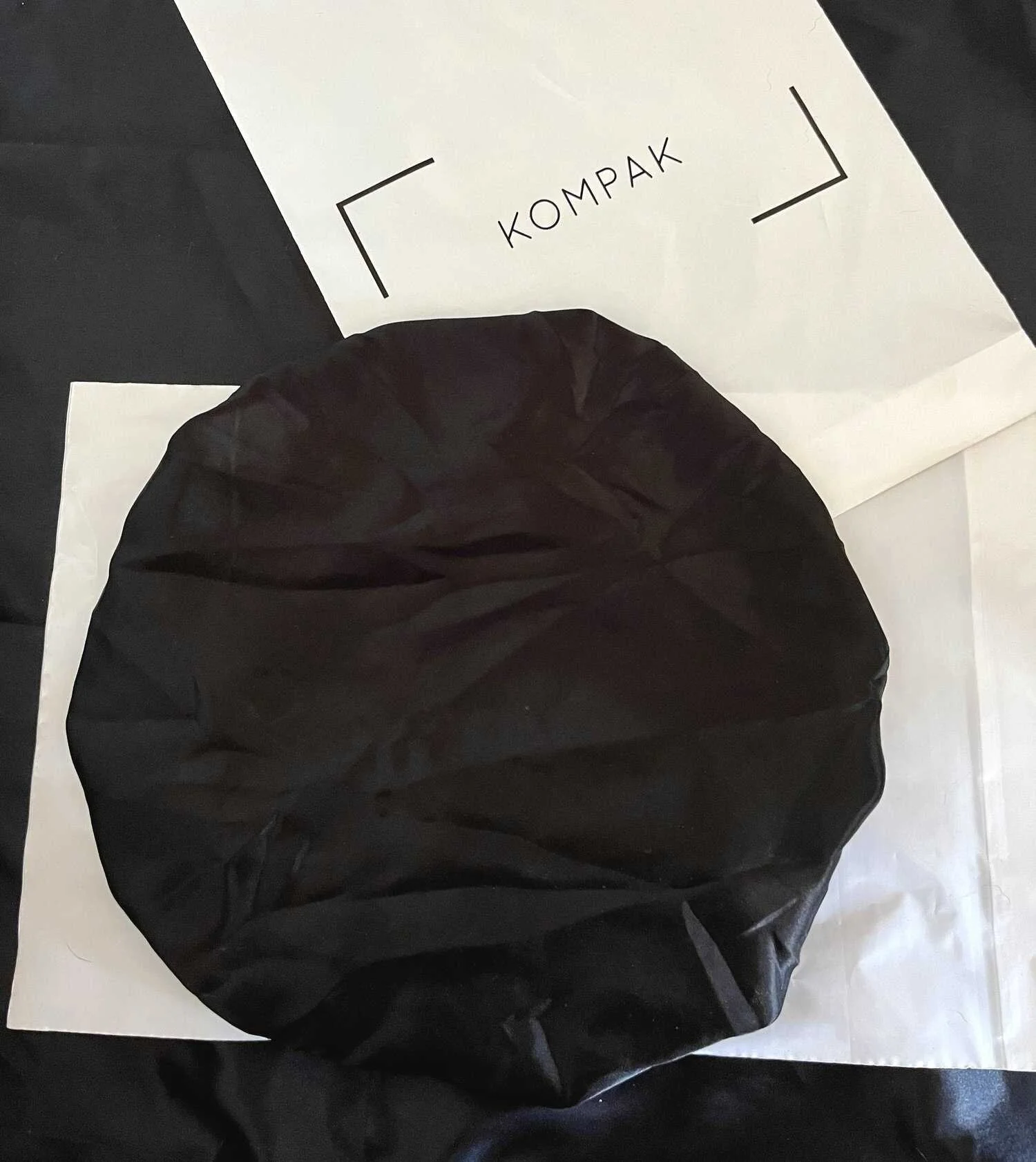 Silk Hair Bonnet for Competition Show Day | Tan Protection — KOMPAK
