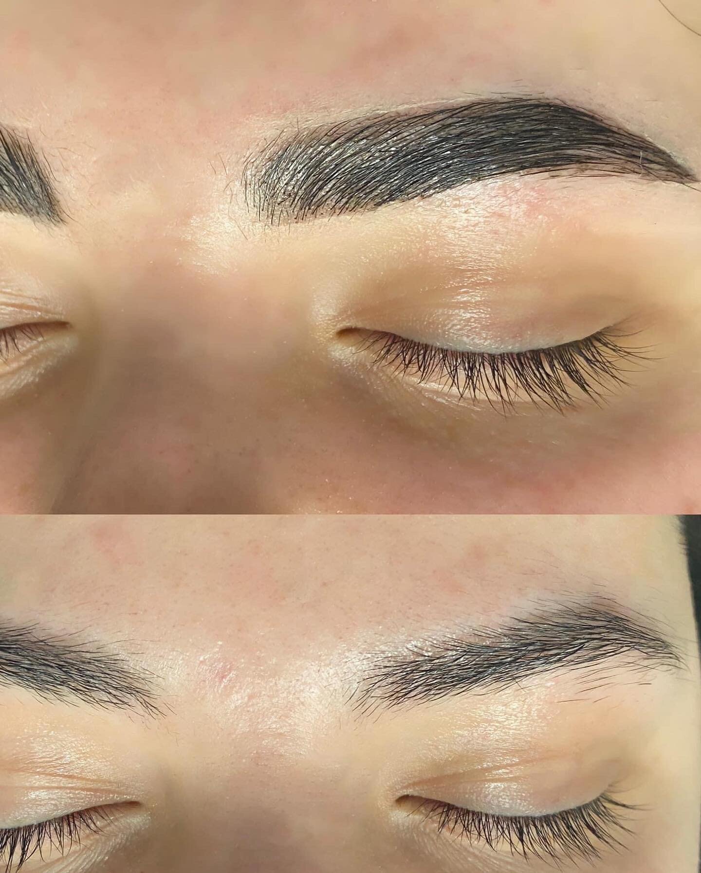 Fulllllll 🙌🏽 #browlamination #browtinting