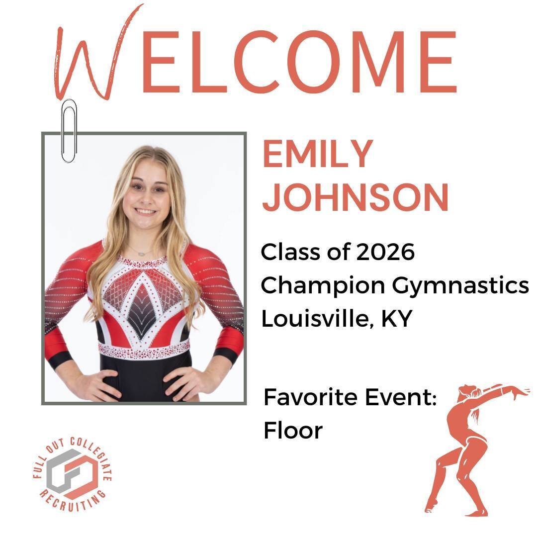 We are excited to announce the addition of yet another talented gymnast to our expanding roster of potential student-athletes. We are eager to begin guiding Region 5's Emily Johnson on her exciting recruiting journey! ⁠
#fullout #fulloutrecruit #full