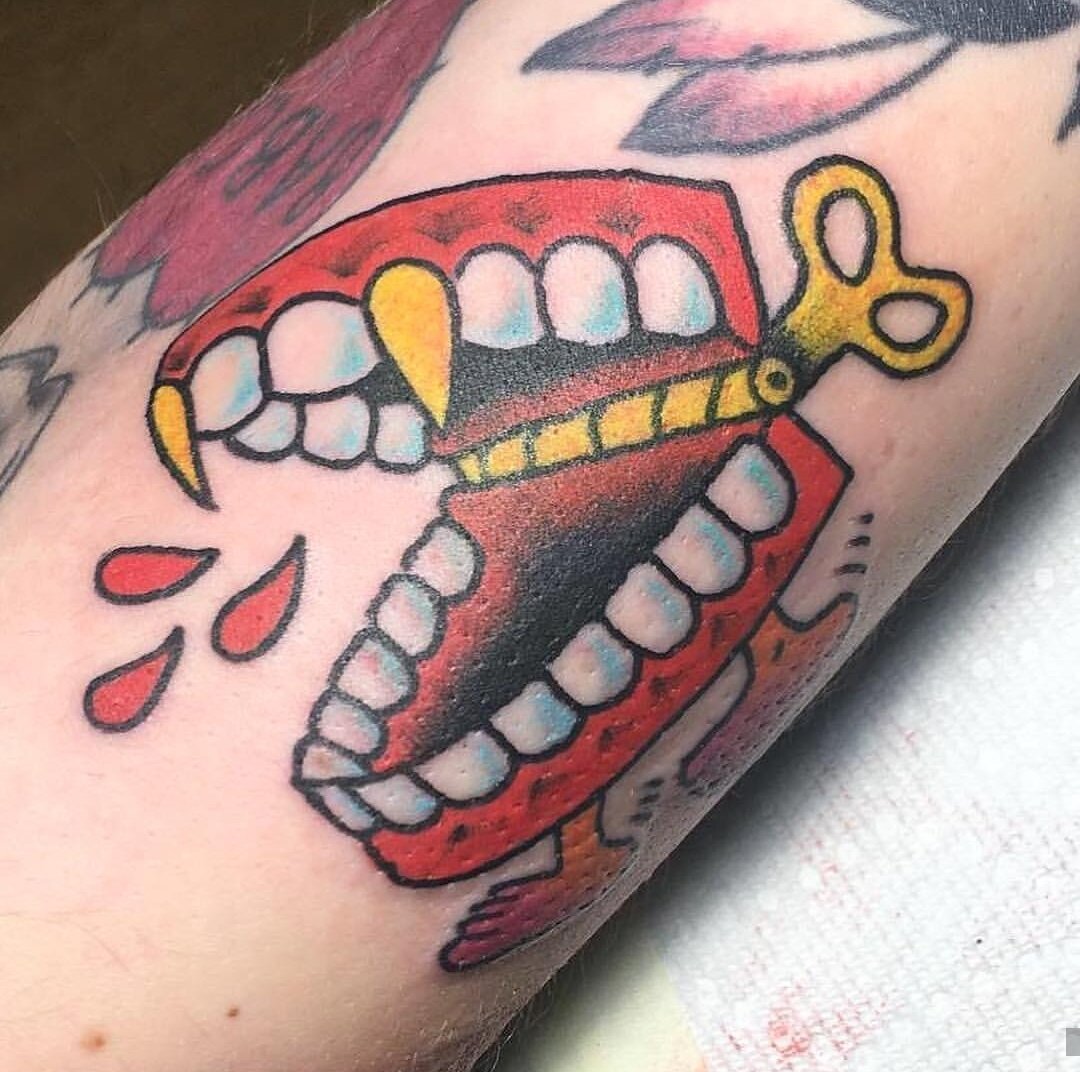 chattering teeth tattoo.jpg