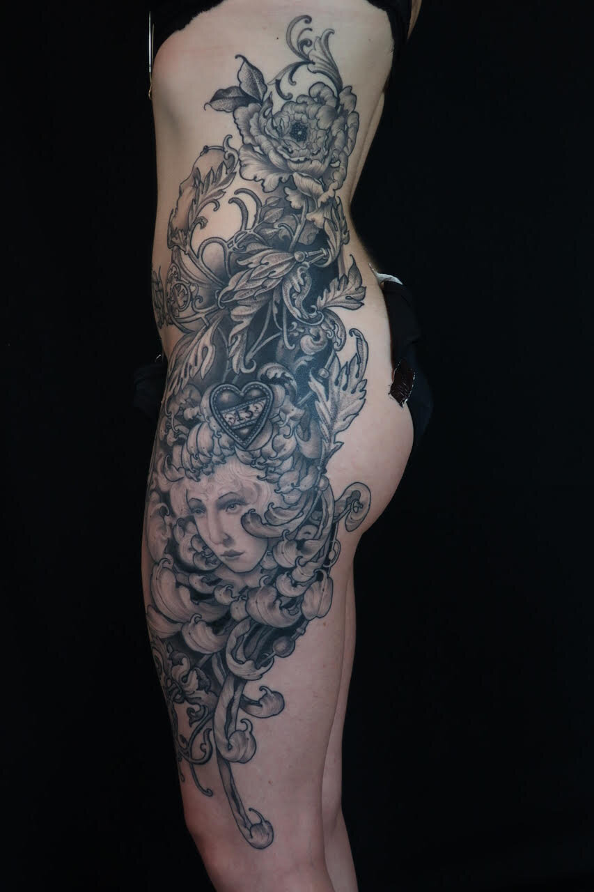 A tattoo done by Ian Healy out in Northampton MA Luckys tattoo Thoughts  on design placement and long term look  rtattoos