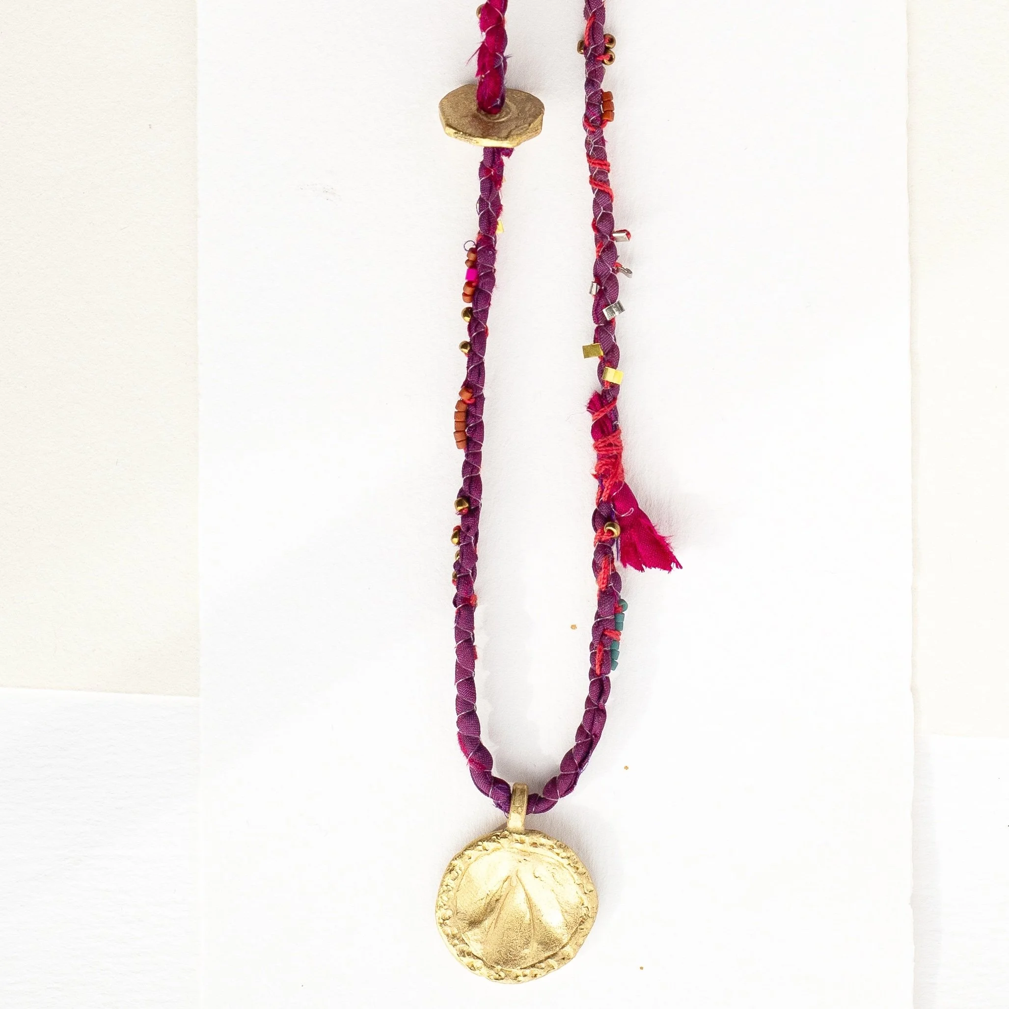 Amulet Necklace in pinkish