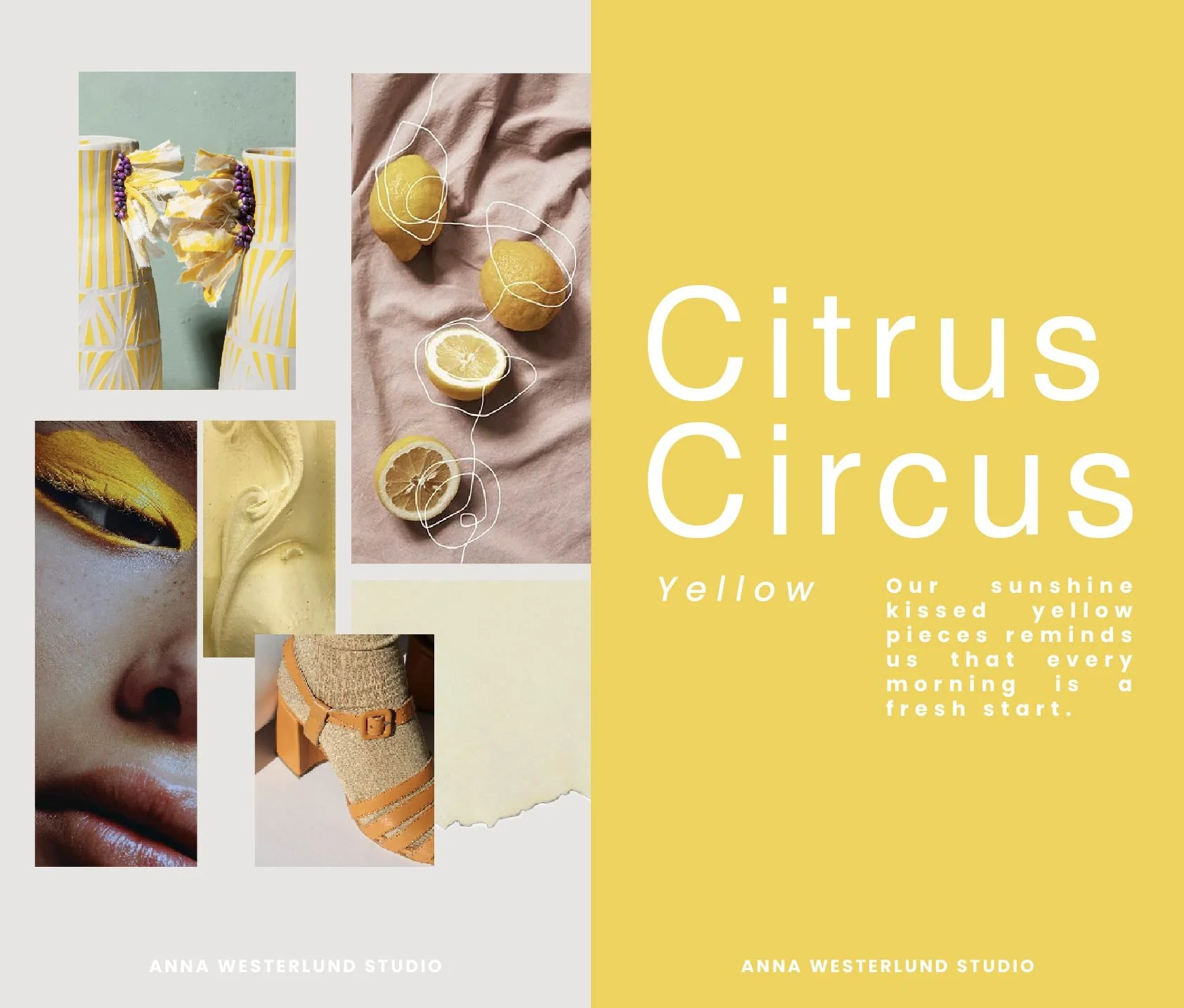 Our “Citrus Circus” Moodboard