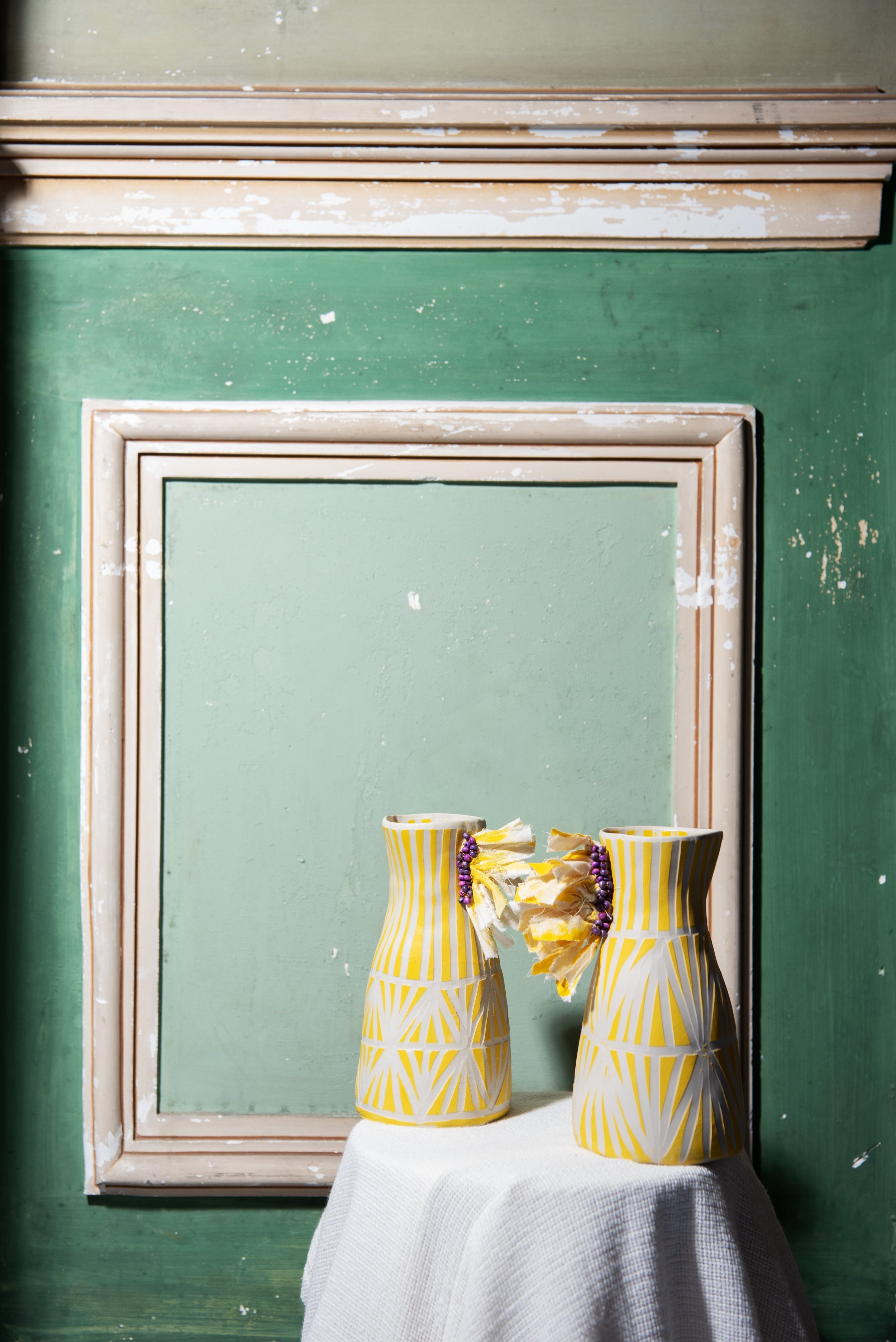 yellow table jug
