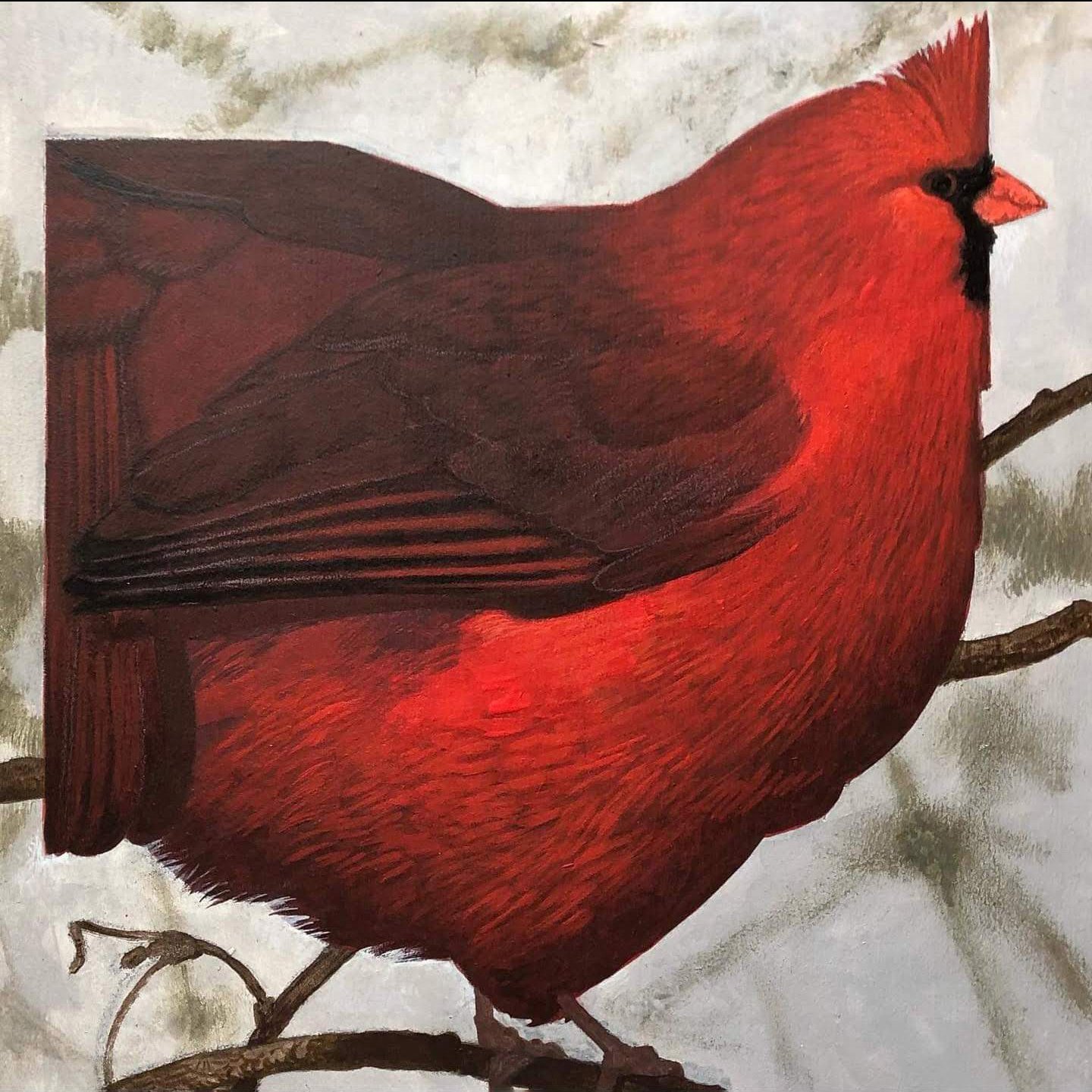 Ohio Northern Winter Cardinal