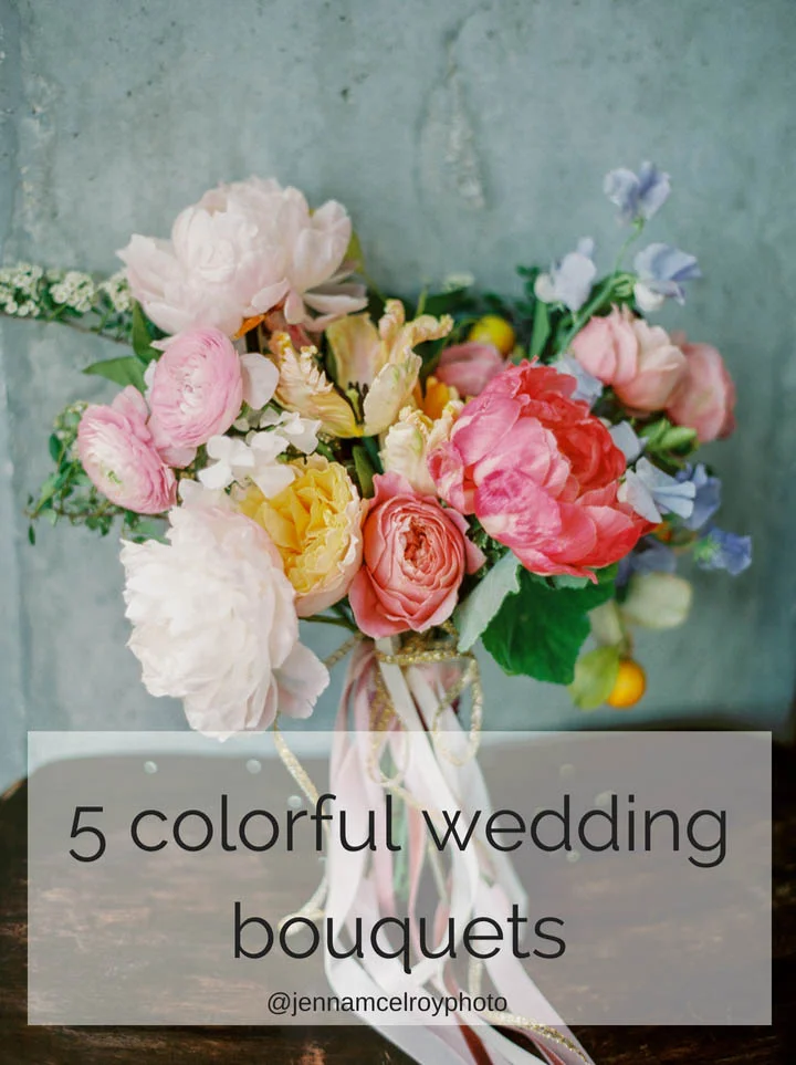 5 Colorful Summer Inspired Bouquets