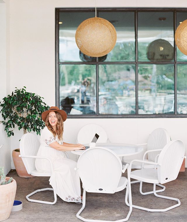 It&rsquo;s me!! At one of the cutest coffee spots in Austin- @hanks.austin - with my girl @juliewilhitephotography rocking my Contax 645!
✨
Since I&rsquo;ve been shooting more brands for other photographers and small businesses, I&rsquo;ve decided th