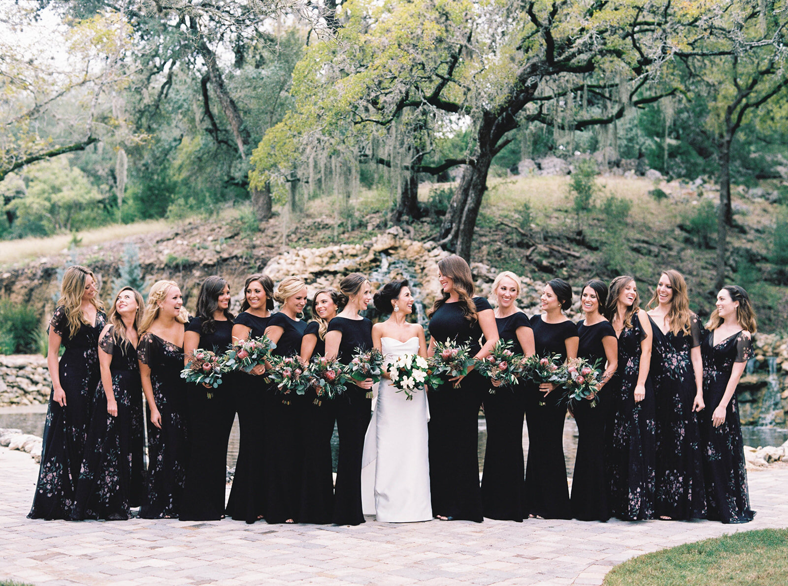 austin wedding photographer bridesmaid style