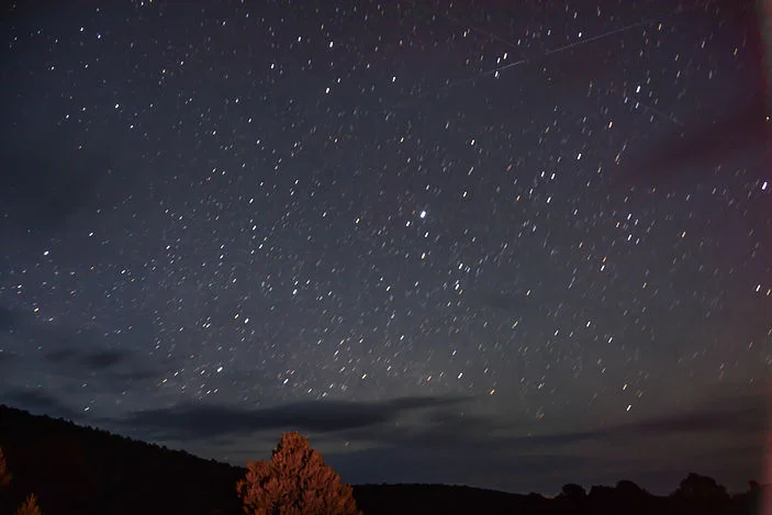 View of the night sky from Great Basin National Park