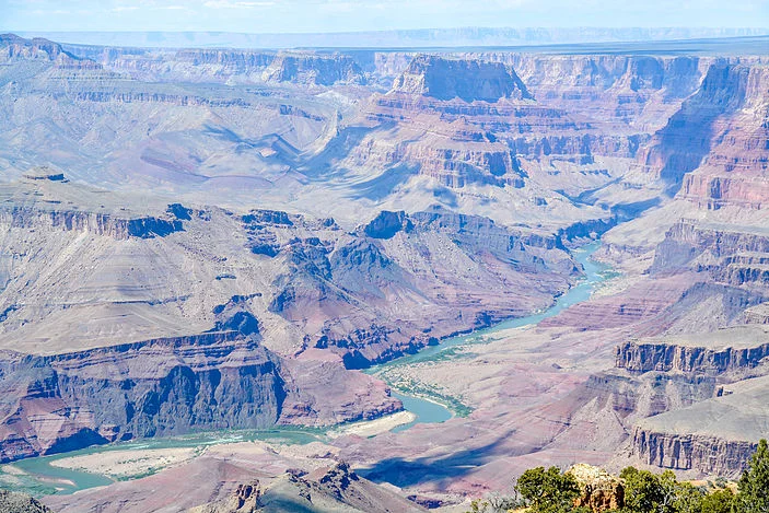 The Colorado River, snaking through the Big Ditch