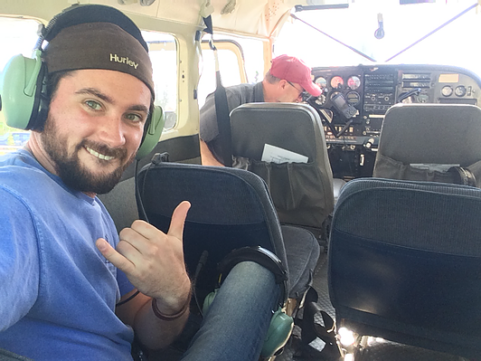 Stoked to fly!