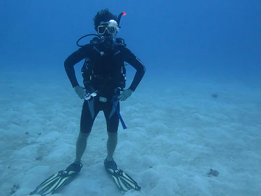 Scuba diving