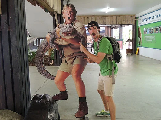 Hanging with Stve Irwin!