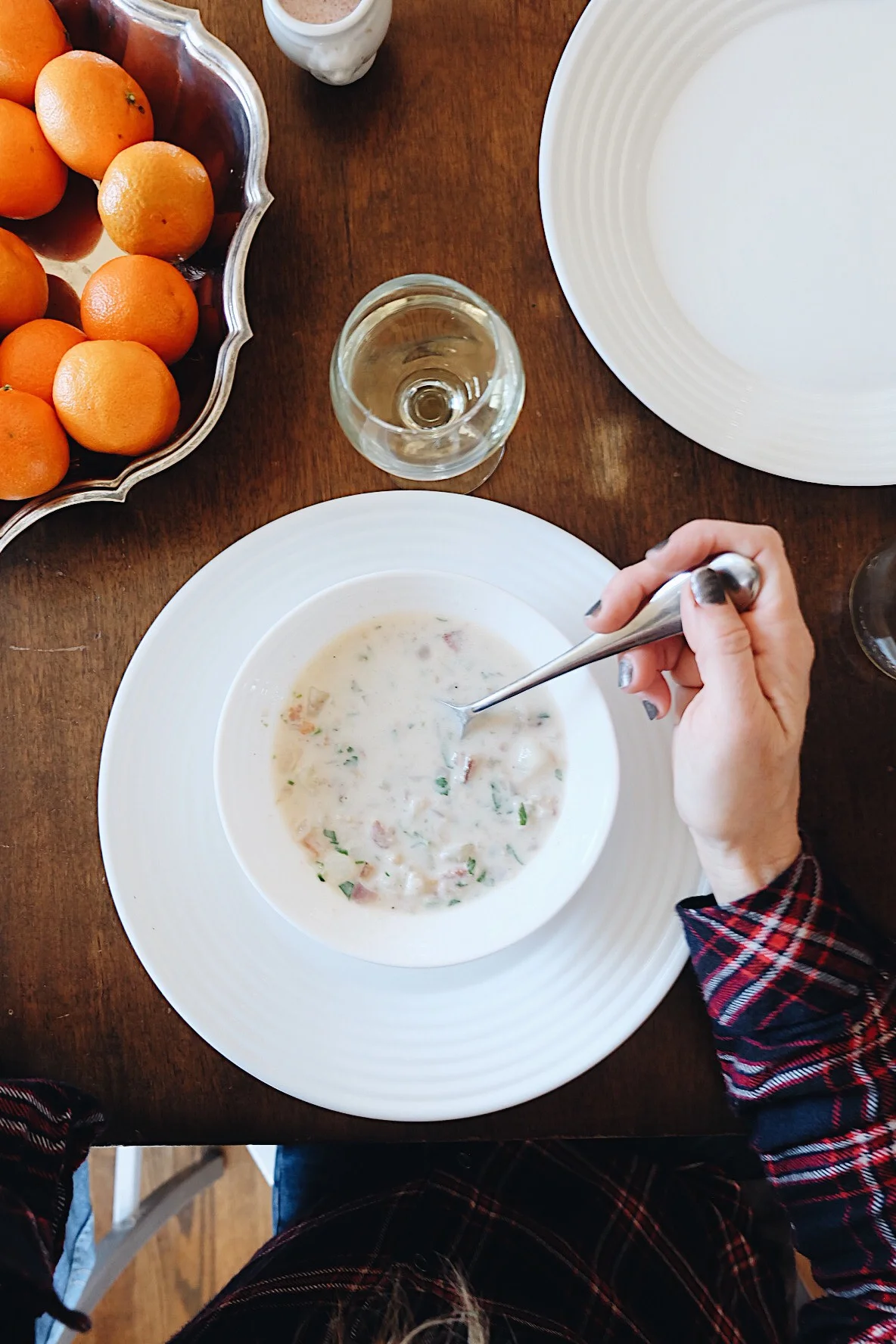 Bacon + Clam Chowder