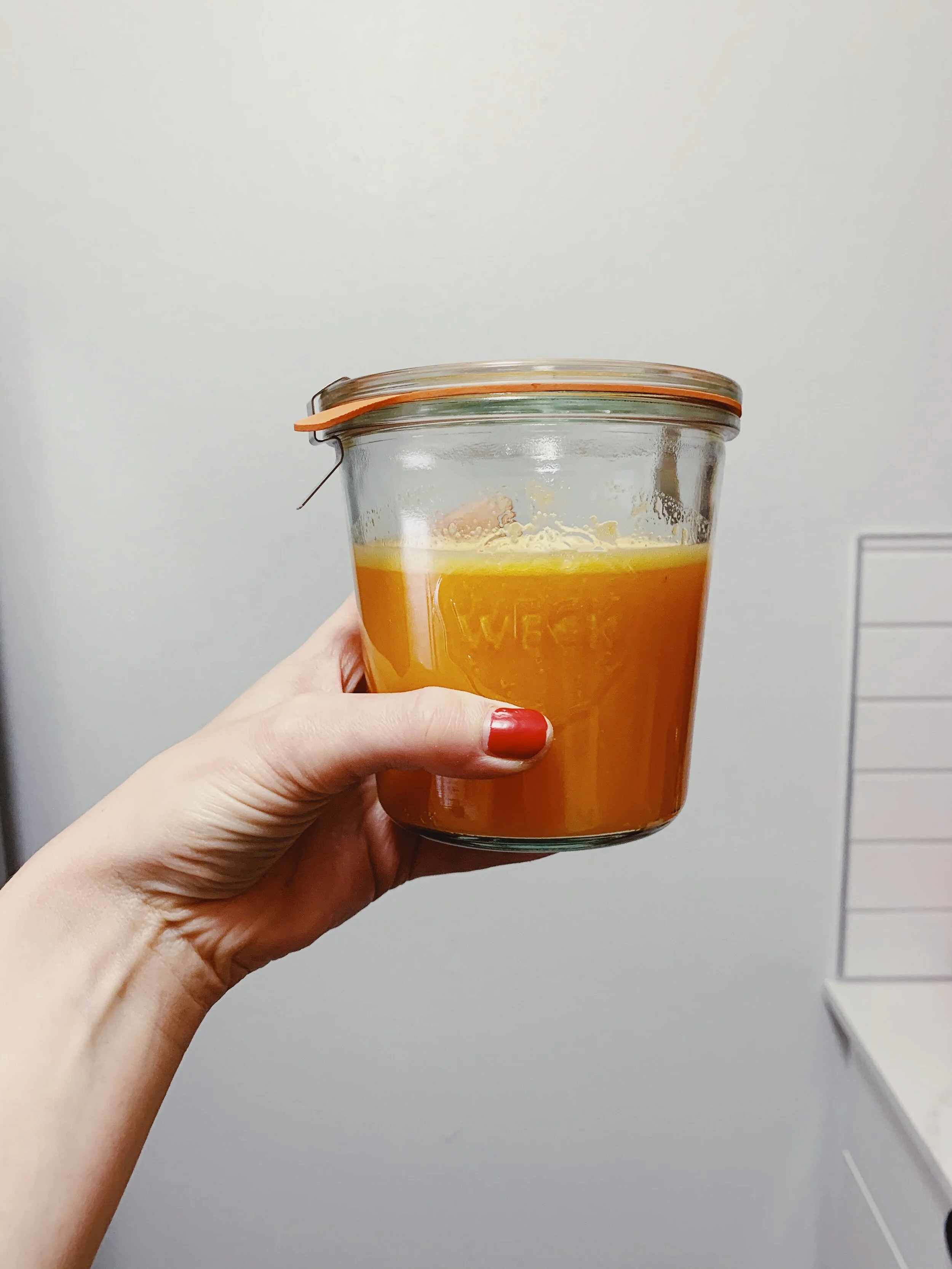 Orange, Carrot, Apple + Turmeric Juice