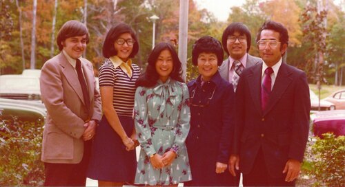 Butch Wilson left with the Takehara family in 1975