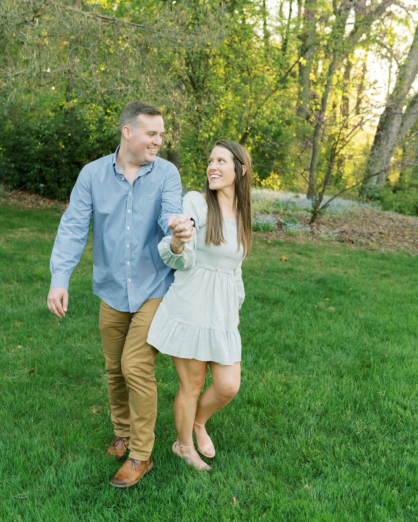 Just because I can&rsquo;t believe it&rsquo;s almost been a whole week since capturing them doing the dang thing &amp; I just will never get over the smiles these two shared all throughout their engagement session. Their eyes literally scream I love 
