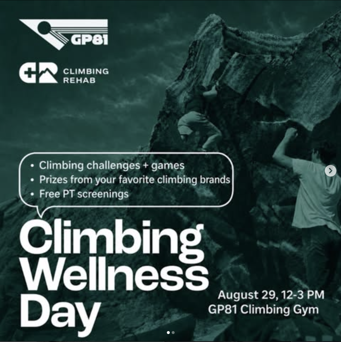 Climbing Wellness Day w/Dr. Miguel Zevallos