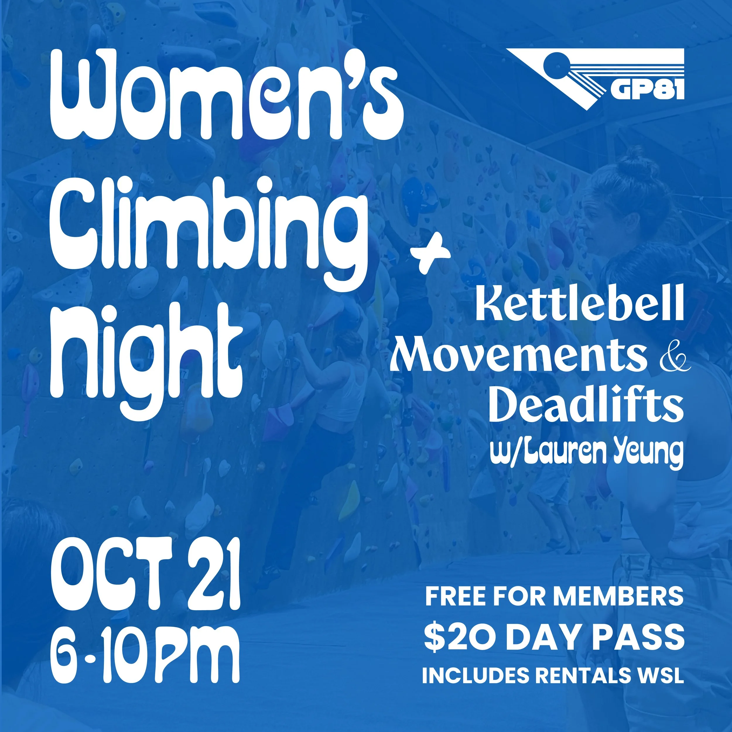 Women's Climbing Night - Details coming soon!