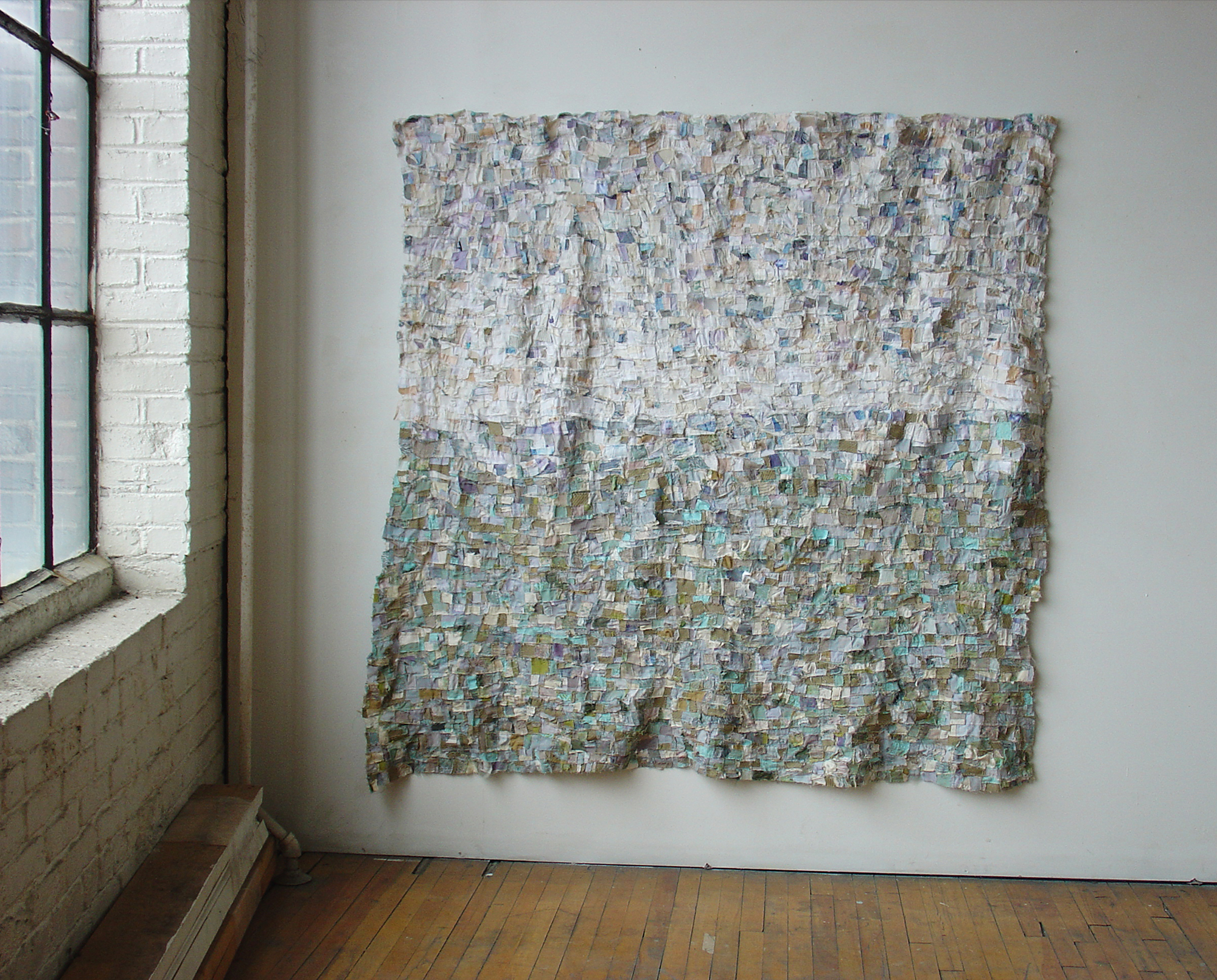 Grey Rain Sea , 152 x 157 cm