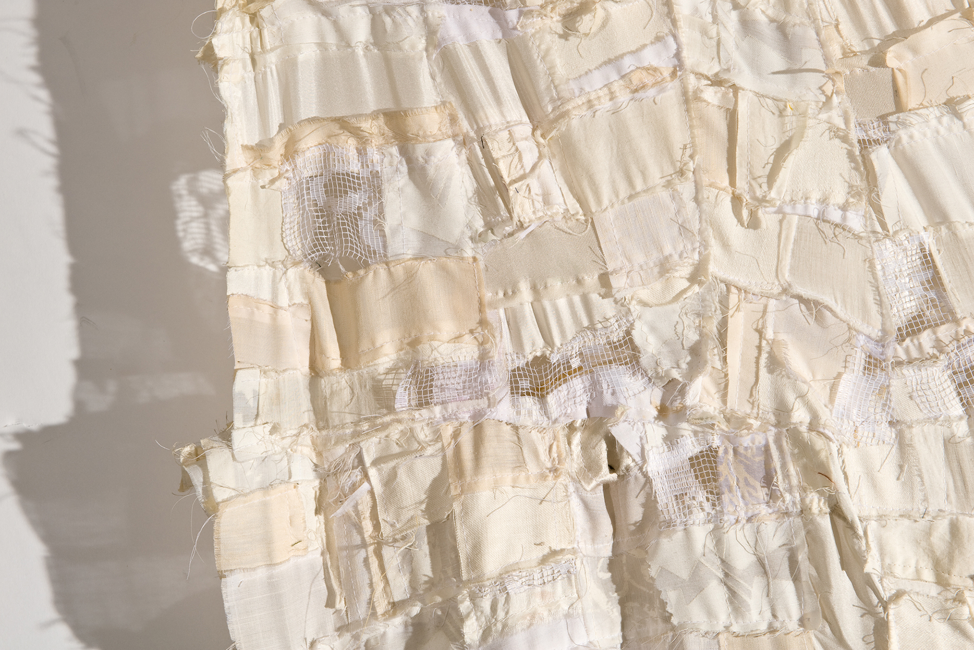 White Rag Quilt , detail