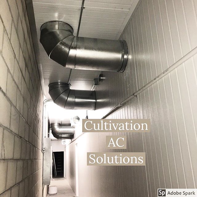 Don&rsquo;t want your air handler taking up space in your room? No problem! We can design and install custom ductwork to fit your needs. 
Contact us for a free estimate!
Link in bio 
www.CultivationACsolutions.com
