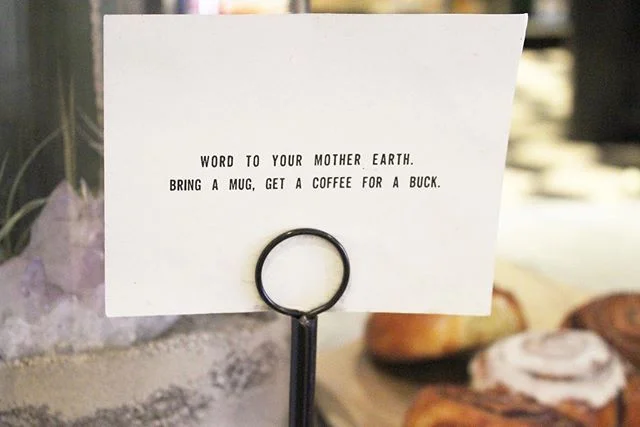 The earth and your wallet will thank you later. #bestgirldtla #stumptowncoffee