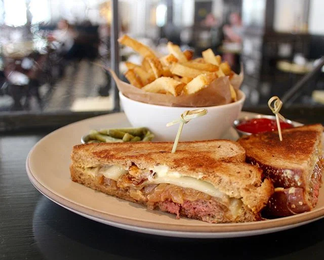 Introducing Le Patty Melt. Complete with French onions, comte & dijon on toasted rye. Bon appétit. #pattymelt