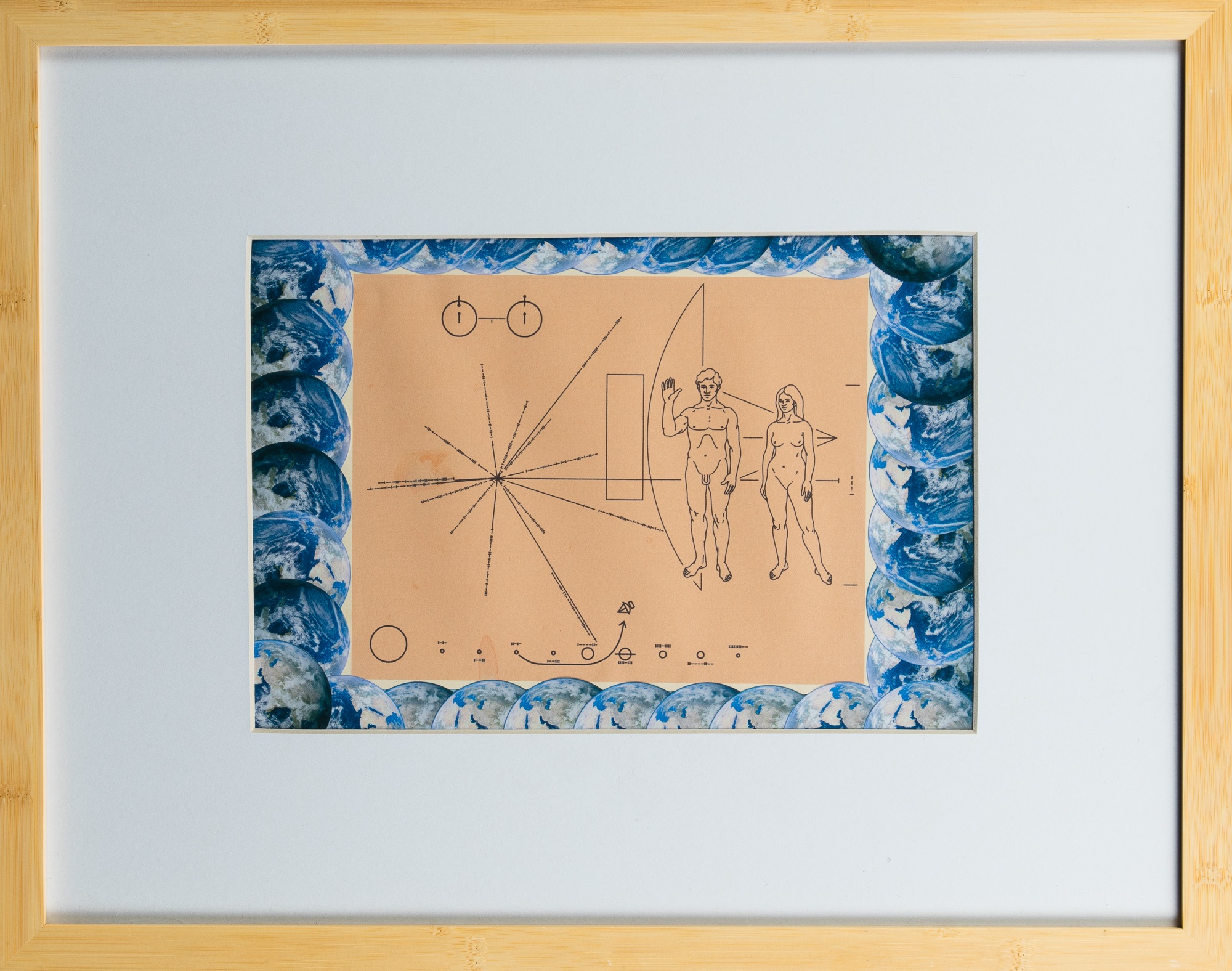 1. EARTH UNIVERSE: Pioneer 10/11 plaques 1972, 1973 MESSAGE TO THE GODS