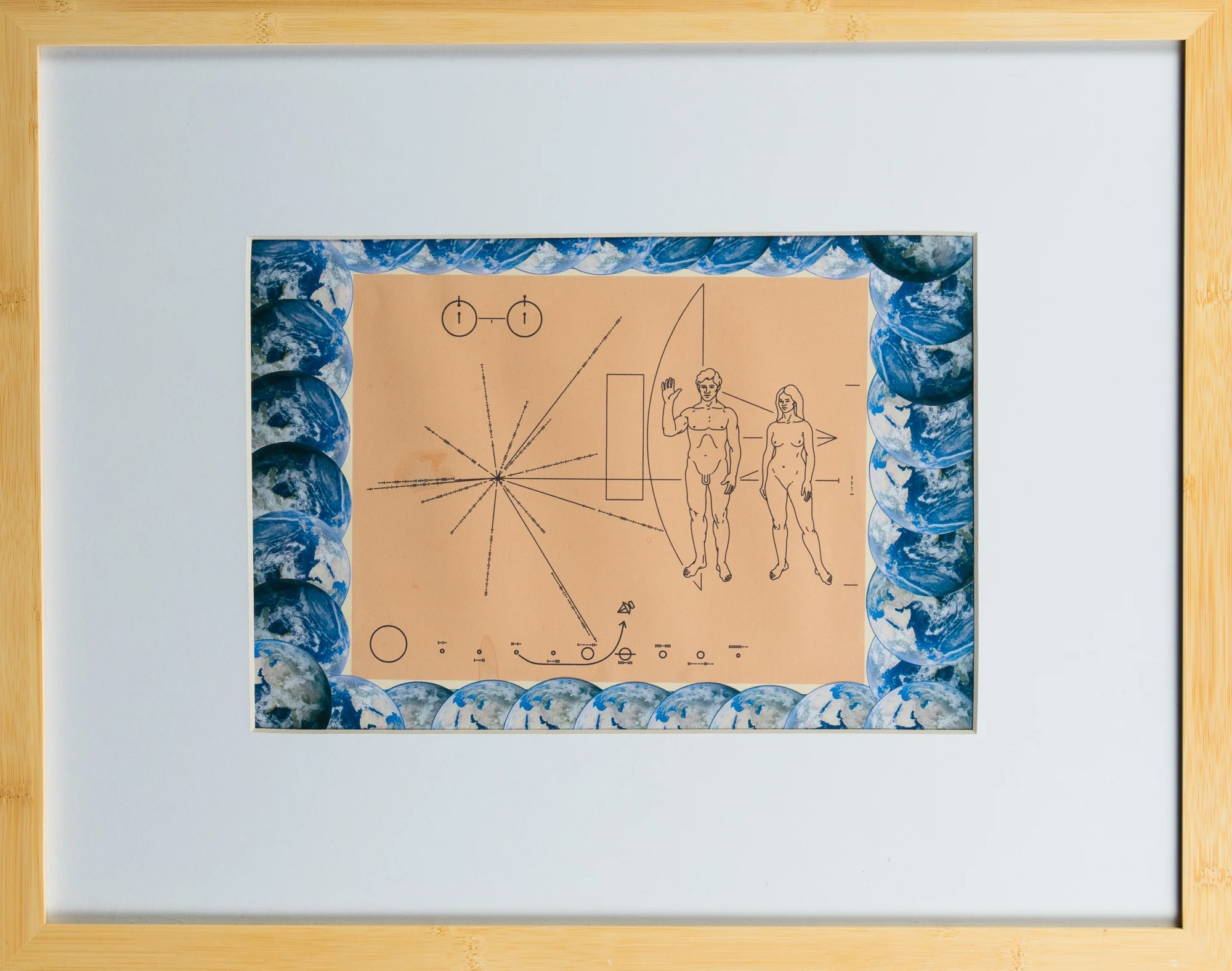 1. EARTH UNIVERSE: Pioneer 10/11 plaques 1972, 1973 MESSAGE TO THE GODS