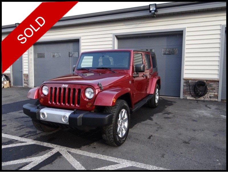 2013 Jeep Wrangler Unlimited Sahara - Red — BN Imports