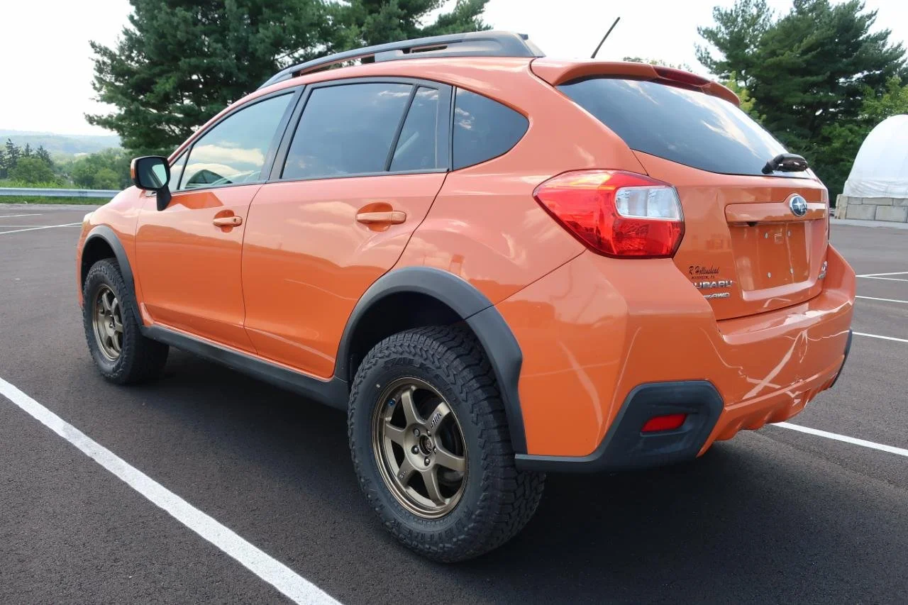 2014 Subaru XV Crosstrek Orange Lifted TE37 — BN Imports