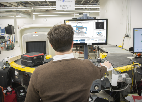 The security scanner being tested after a build is completed.