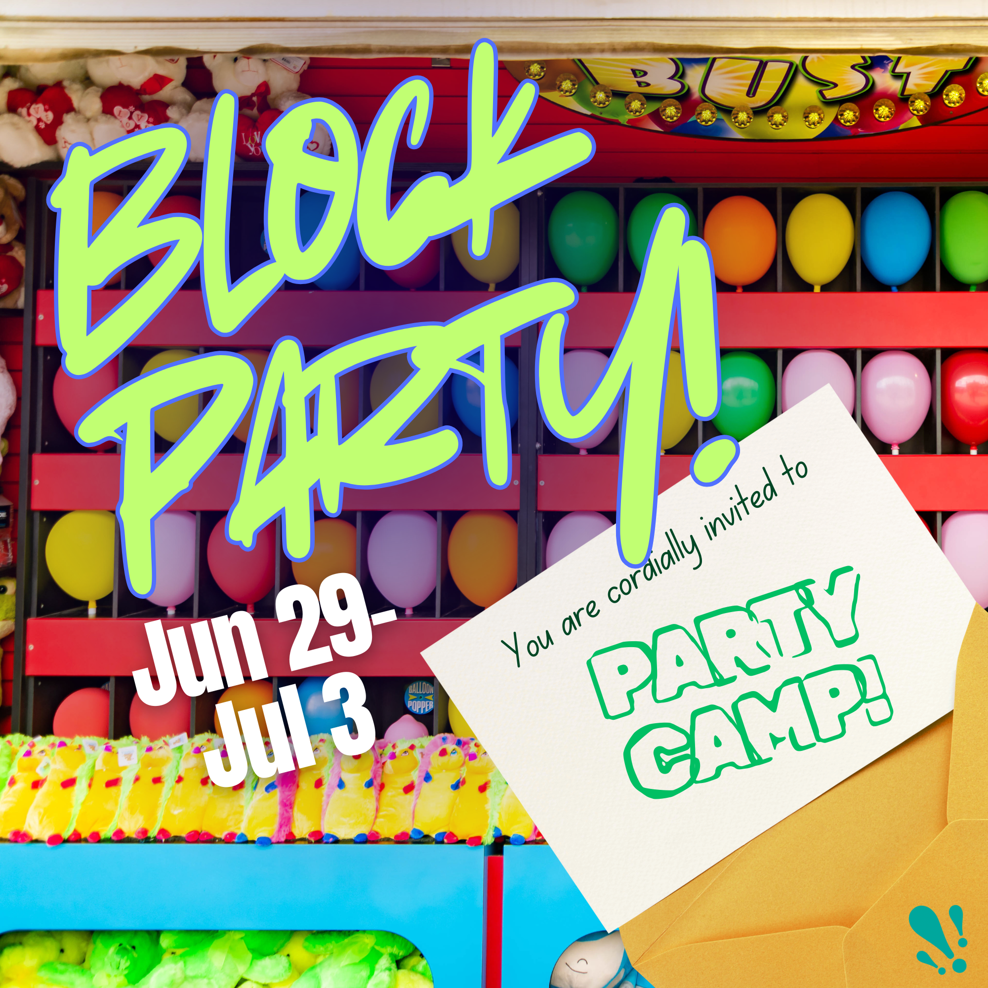  Balloon Animals, Face Painting, and a Festival Stage! 