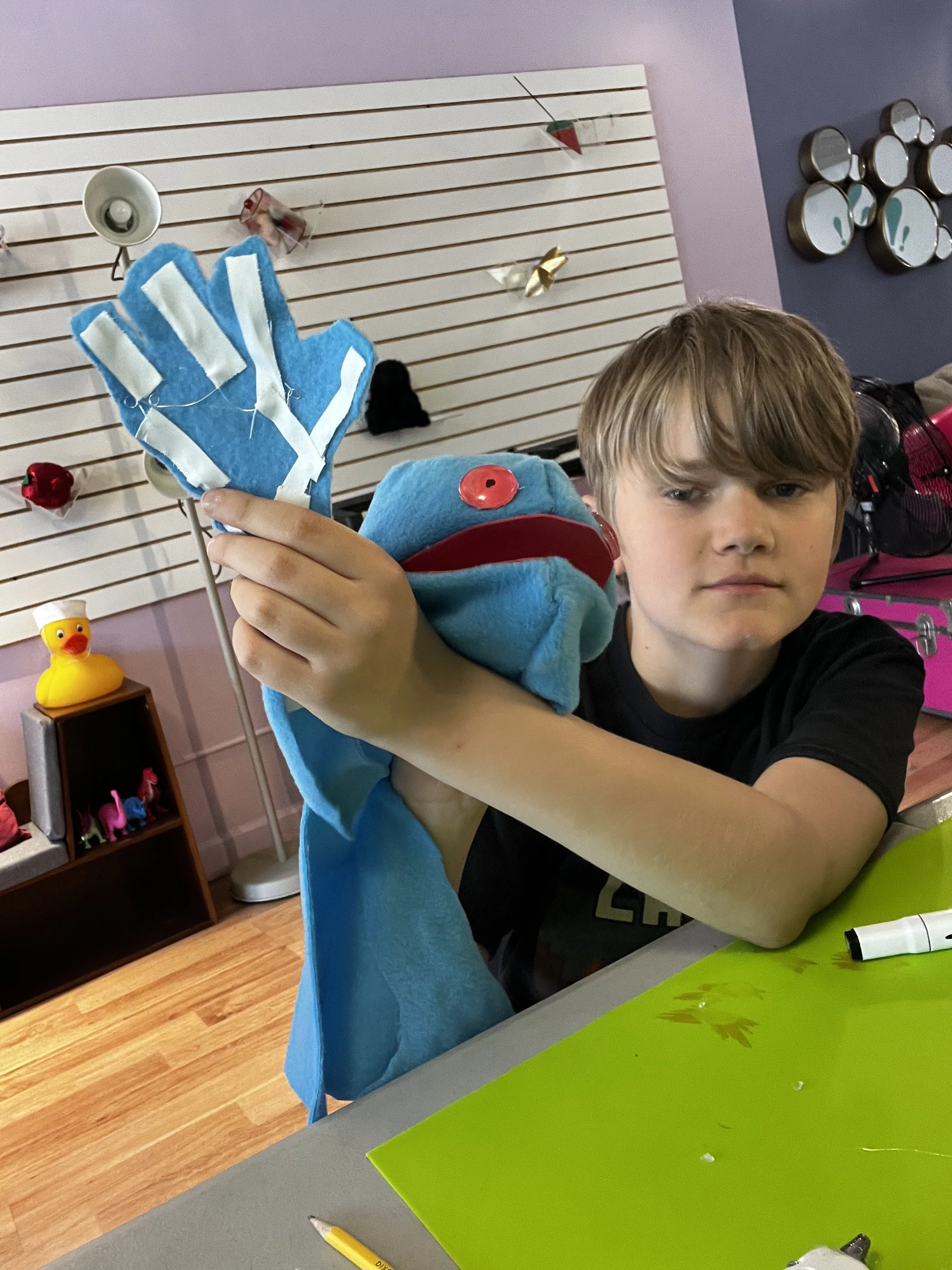 Puppet hand structure